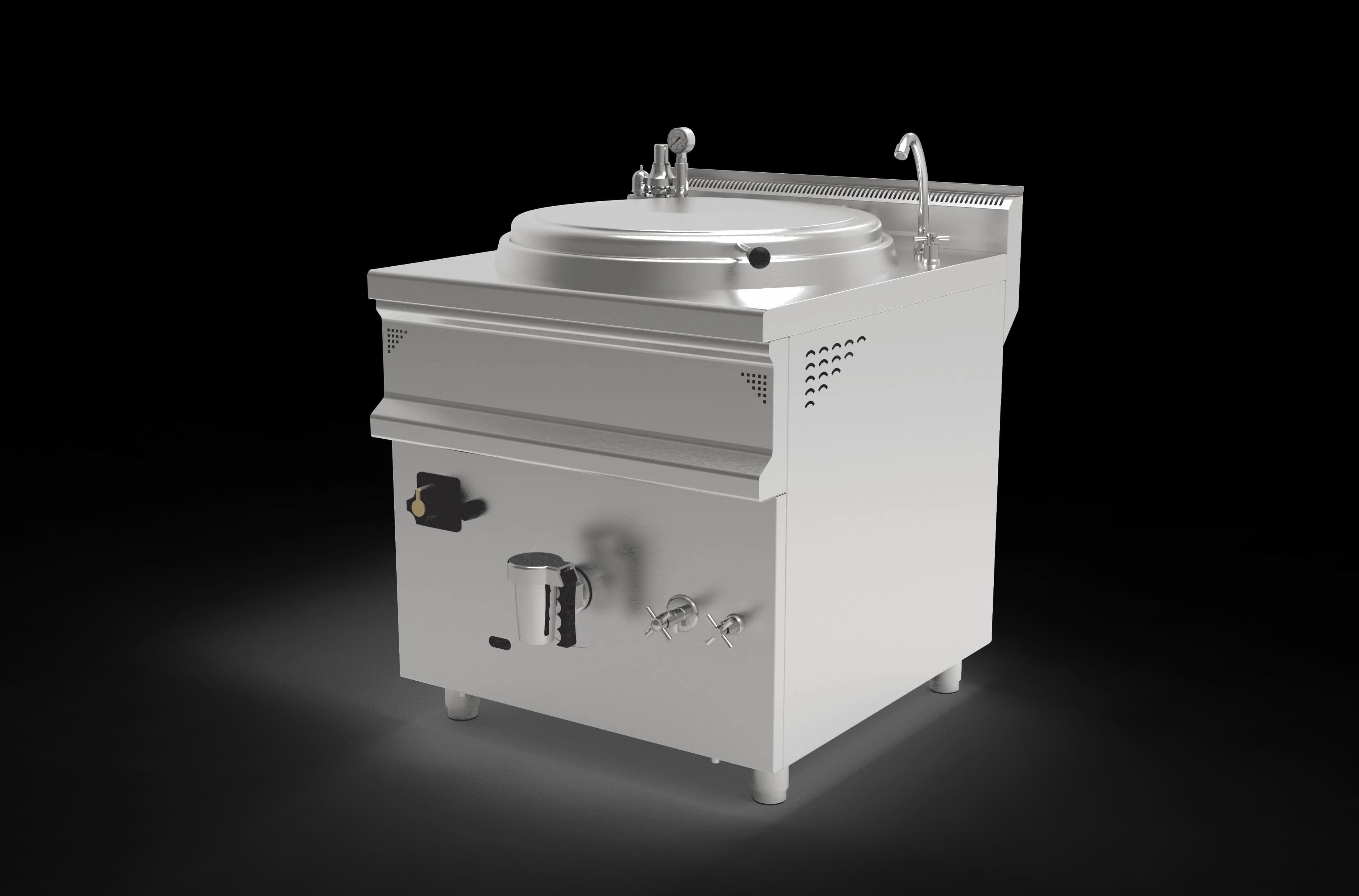 Gazlı Kaynatma Kazanı