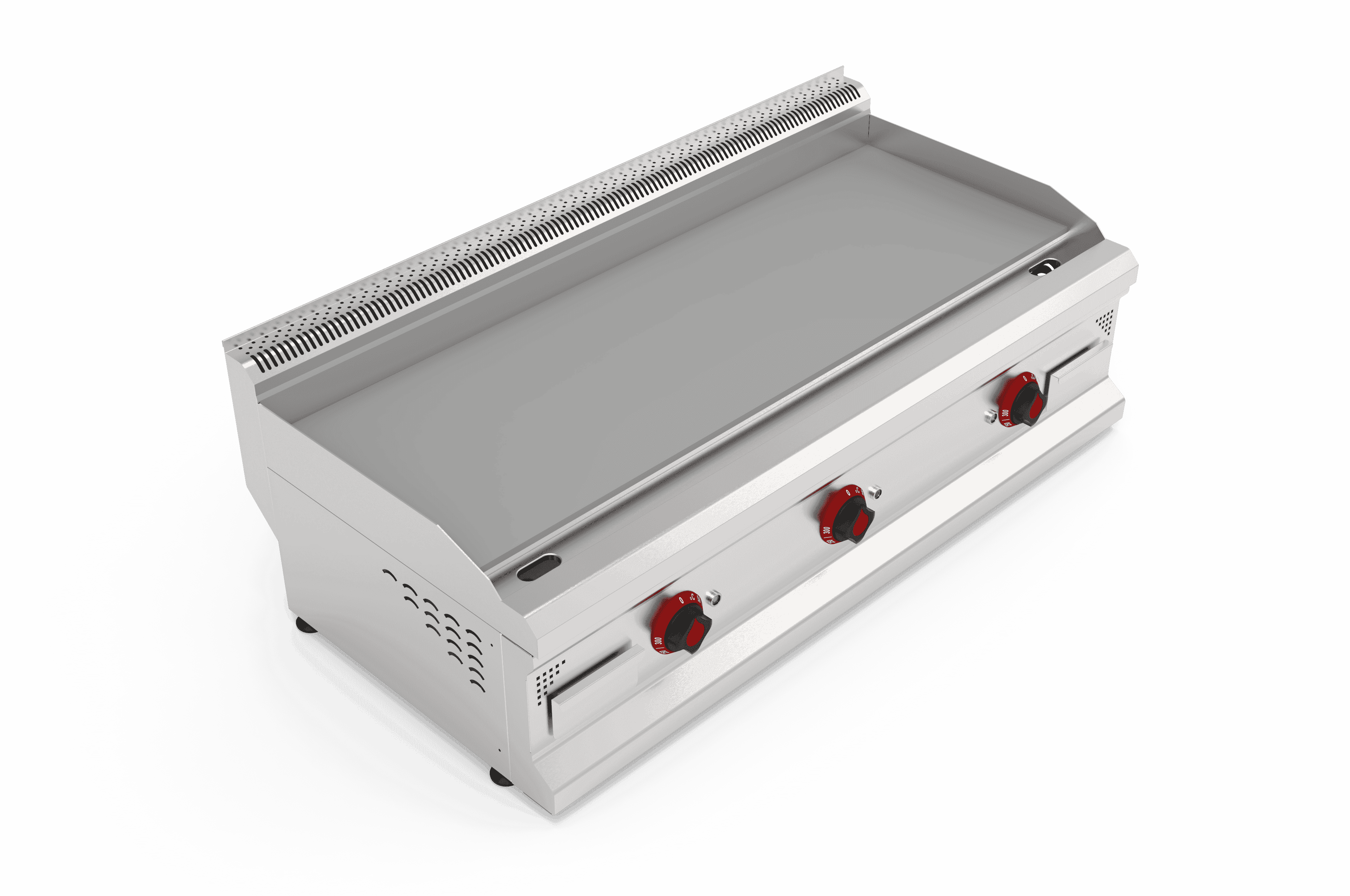 Üç Hazneli Elektrikli Düz Pleyt Izgara