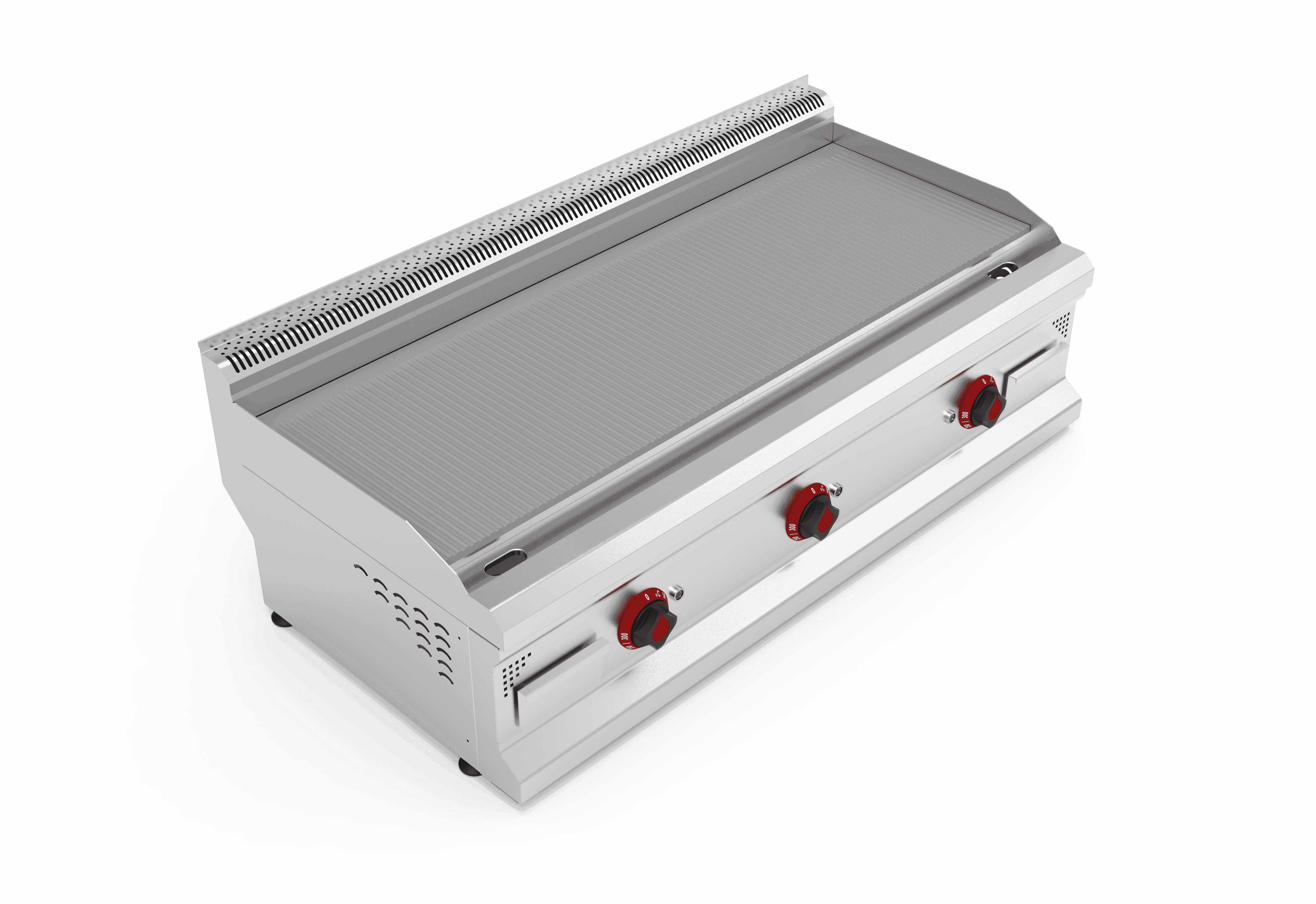 Üç Hazneli Elektrikli Tam Kanallı Izgara