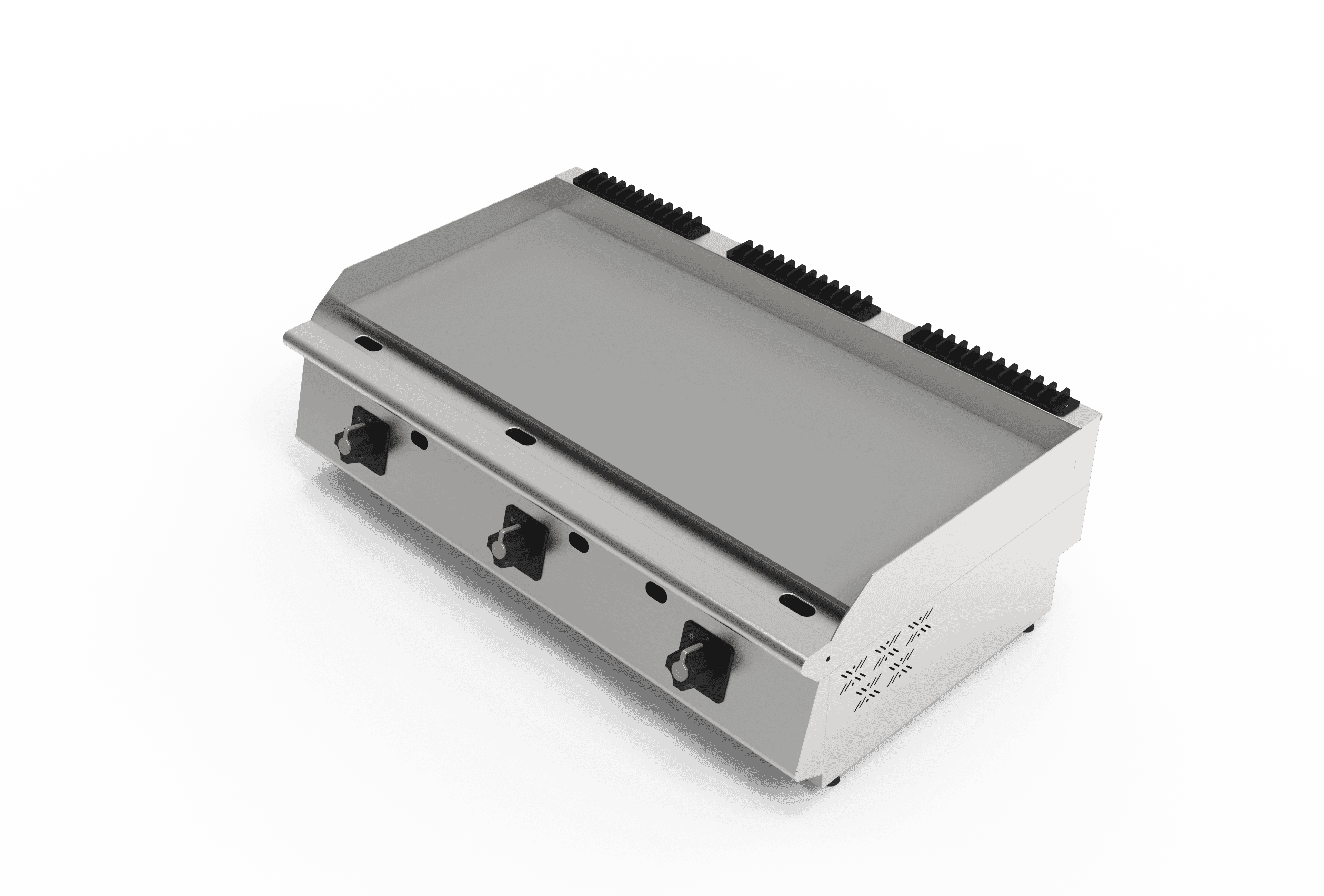 Üç Hazneli Gazlı Düz Pleyt Izgara