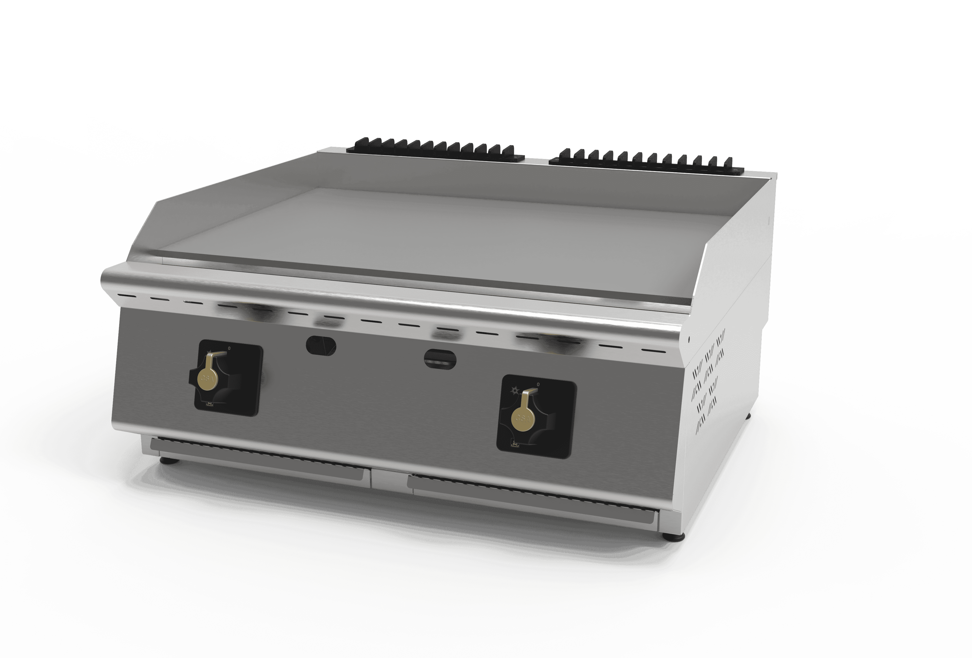 Çift Hazneli Gazlı Düz Pleyt Izgara